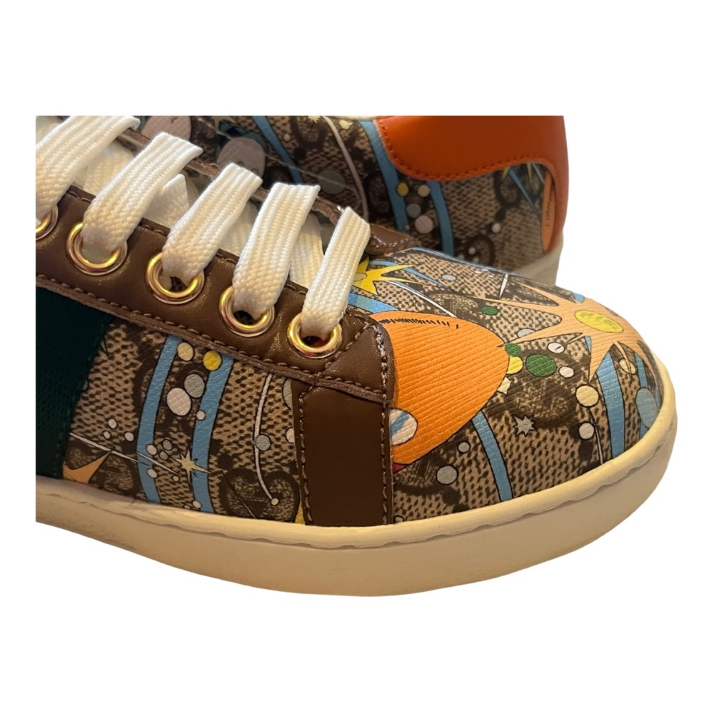 RARE Gucci Ace x Disney Huey Dewey Louie GG Logo Sneaker Shoes in Size 35 - Picture 5 of 16